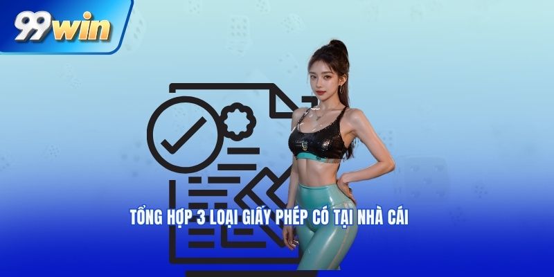 Tổng hợp 3 loại giấy phép có tại nhà cái 